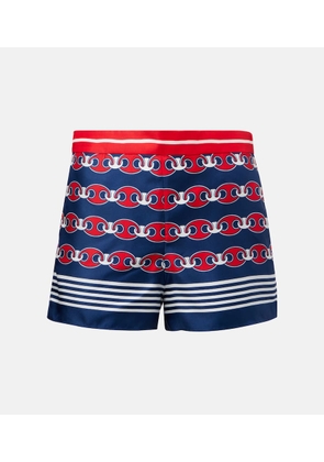 Gucci Printed silk shorts