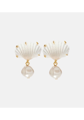 Jennifer Behr Isola faux-pearl drop earrings