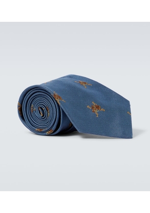 Polo Ralph Lauren Embroidered silk tie