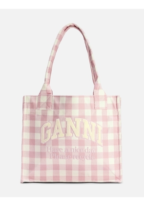 Large Vichy Check Tote