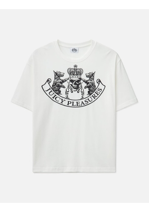 Pleasures x Juicy Couture Skull Crest Heavyweight Shirt