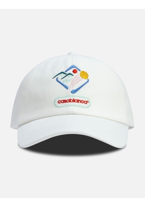 Casablanca Montagne Sportif Embroidered Cap