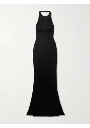 Givenchy - Satin-crepe Halterneck Gown - Black - FR 34,FR 36,FR 38,FR 40