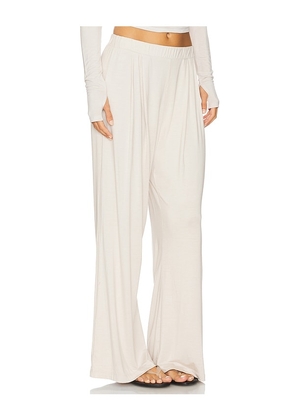 Michael Lauren Vox Pleated Pant in Ivory. Size L. Also in S, XL, XS.