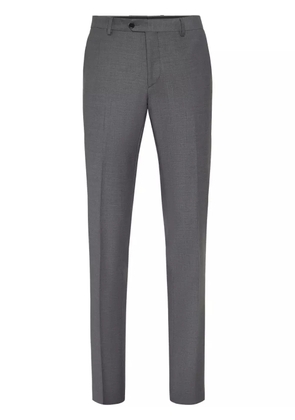 Philipp Plein straight-leg wool-blend trousers - Grey