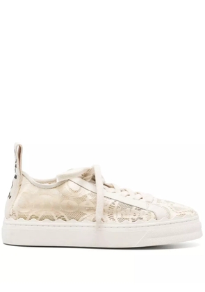 Chloé Lauren lace-detail sneakers - Neutrals