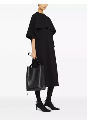 Jil Sander medium leather tote bag - Black