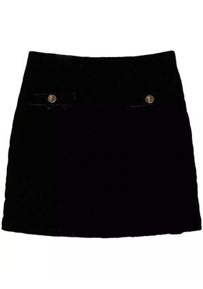 TWINSET logo-engraved mini skirt - Black
