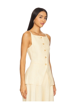 Posse Nancy Gilet in Lemon. Size XS. Also in L, M, S, XXS.