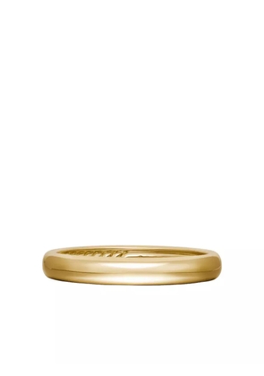 David Yurman 18kt yellow gold DY Classic band ring (3.5mm)