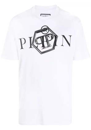 Philipp Plein logo-print cotton T-shirt - White