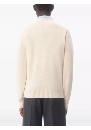 Valentino Garavani embroidered sweater - Neutrals