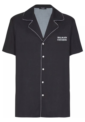 Balmain Planet-print shirt - Black