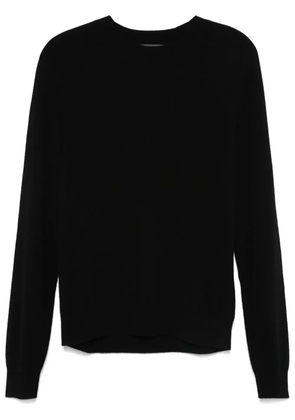 BOMPARD hammer-sleeve round-neck sweater - Black