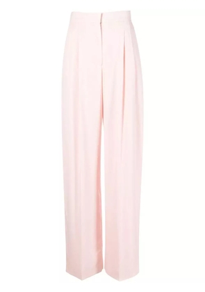 Alexander McQueen pleat-detail tailored trousers - Pink