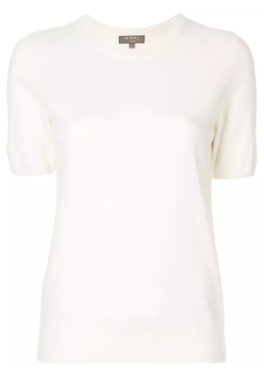 N.Peal cashmere round neck T-shirt - Neutrals