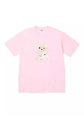 Supreme bear-print T-shirt - Pink