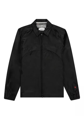 Stone Island embroidered-logo star-detail jacket - Black