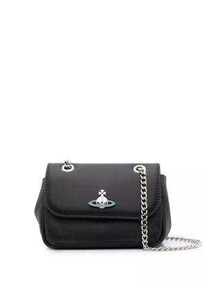 Vivienne Westwood logo shoulder bag - Black