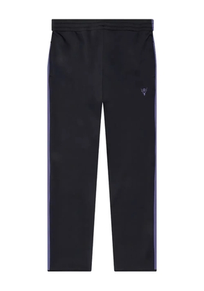 SOUTH2 WEST8 embroidered-stripe track pants - Black
