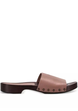 LA ROSE leather sandals - Pink