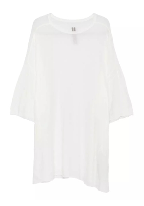 Rick Owens raw-edge cotton T-shirt - White