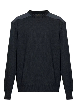 Paul & Shark wool shoulder-patch sweater - Black