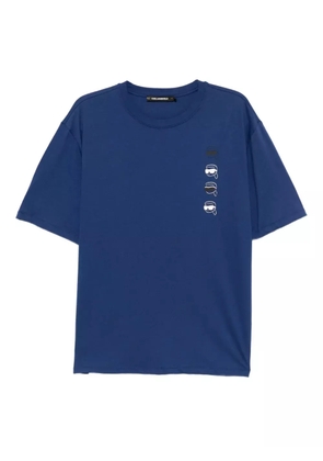 Karl Lagerfeld logo-printed T-shirt - Blue