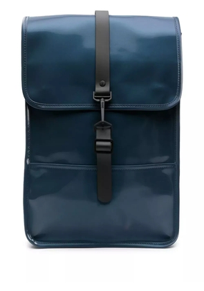 Rains carabiner-fastening waterproof backpack - Blue