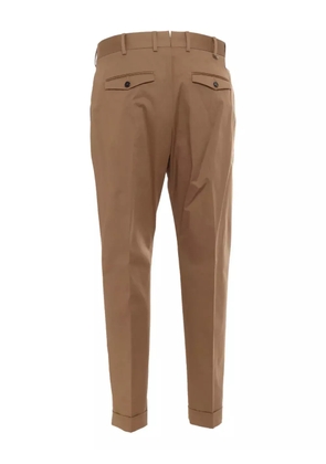 PT Torino pleat-detailed pocket trousers - Brown