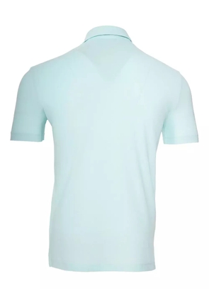 Kiton quarter-button polo shirt - Blue