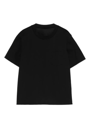 sacai chest-pocket layered T-shirt - Black