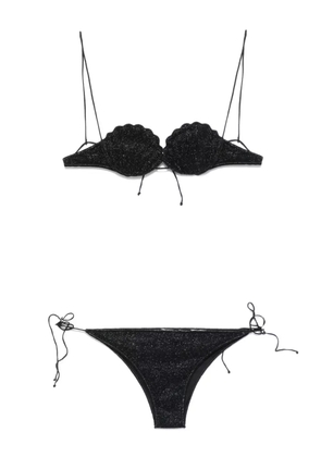 Oséree Lumière Shell bikini set - Black