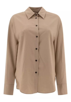 Loulou Eliana classic-collar buttoned shirt - Neutrals