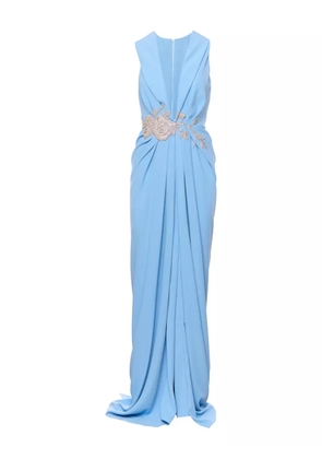 Ana Radu embellished maxi dress - Blue