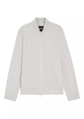 BOSS zip-up lightweight jacket - White