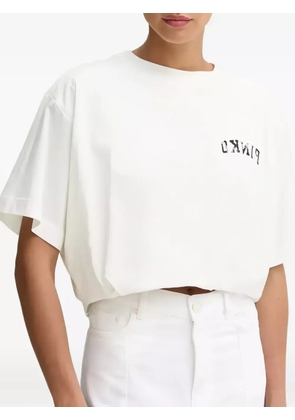 PINKO logo-print T-shirt - White