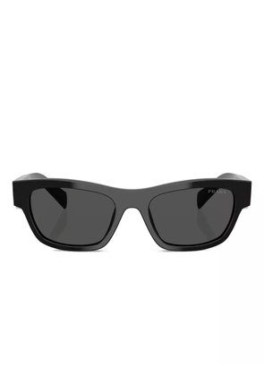 Prada Eyewear logo-plaque sunglasses - Black
