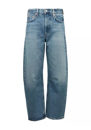 AGOLDE logo-patch jeans - Blue