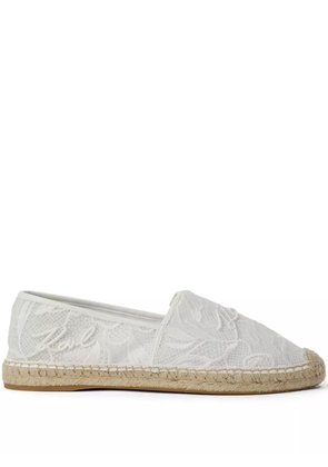 Karl Lagerfeld Kamini espadrilles - White