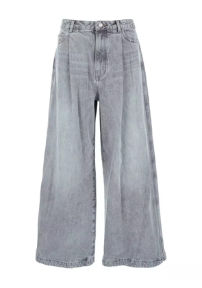 Juun.J pleated five-pocket jeans - Blue