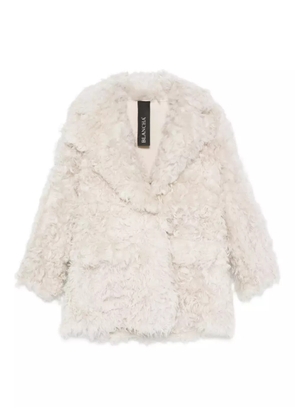 Blancha shearling jacket - Neutrals
