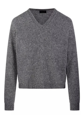 Roberto Collina V-neck sweater - Grey