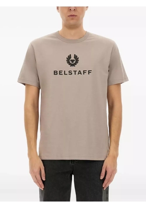 Belstaff logo-print cotton T-shirt - Neutrals