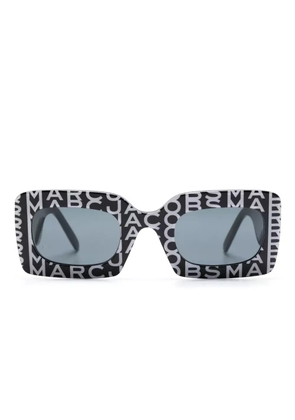 Marc Jacobs Eyewear Monogram rectangular-frame sunglasses - Black
