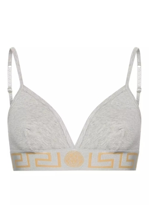 Versace Greca-underband triangle bralette - Grey