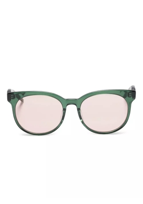 Megane and Me Olive round-frame sunglasses - Green