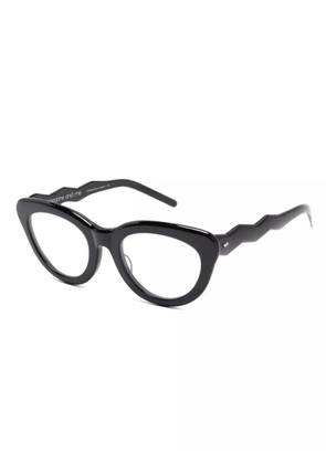 Megane and Me cat-eye frame glasses - Black