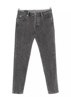 Emporio Armani Eagle-logo jeans - Grey