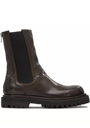 Officine Creative zip-fastening Chelsea boots - Brown